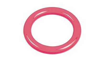 BASIC Tauchring 14cm pink glatte Form, Gewicht ca. 130g