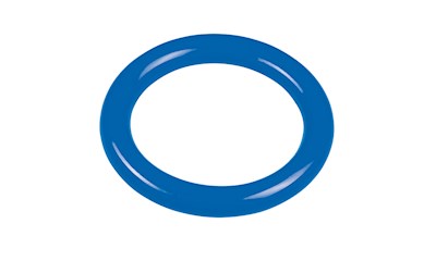 BASIC Tauchring 14cm blau glatte Form, Gewicht ca. 130g