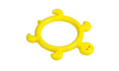 SCHILDI Tauchring 15cm gelb Schildkrötenform, Gewicht ca. 190g