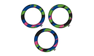 SEALIFE 3 Neopren-Tauchringe Durchmesser 13cm