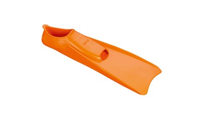 2 Schwimmflossen orange 38-39 aus Gummi