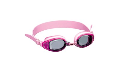 ACAPULCO Kinderbrille pink Kinderschwimmbrille, breites Kopfband 100% UV-Schutz
