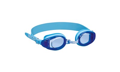 ACAPULCO Kinderbrille blau Kinderschwimmbrille, breites Kopfband 100% UV-Schutz
