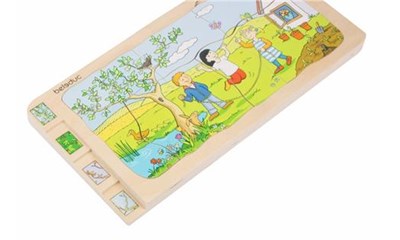 Lagen Puzzle Vier Jahreszeiten