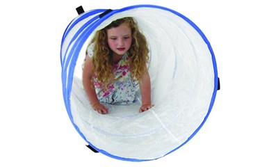 Kriechtunnel, transparent