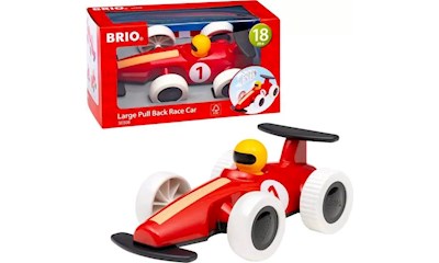 Grosser Rennwagen mit Rückziehmotor