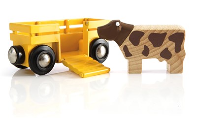 Tierwagen mit Kuh