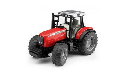 7480 mit Frontlader und Holztransportanhänger