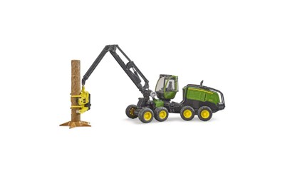 John Deere 1270G Harvester mit Baumstamm