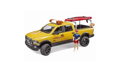 RAM 2500 Power Wagon Lifeguard mit Figur, SUP-Board und L&S-Modul