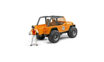 Jeep Cross Country Racer orange mit Rennfahrer