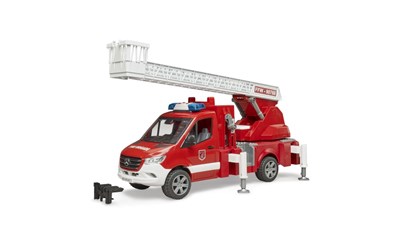 MB Sprinter Feuerwehr mit Drehleiter, Wasserpumpe und Licht- und Sound-Modul