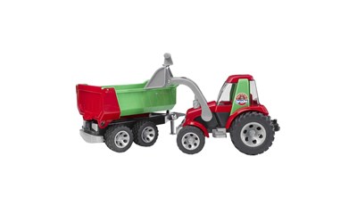 Traktor mit Frontlader und Kippanhänger