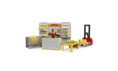 DHL Shop mit Handhubstapler