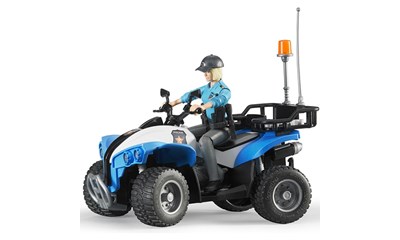 BR Polizei-Quad mit Polizistin