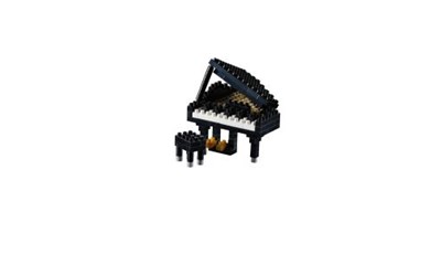 Klavier (Flügel) schwarz / piano black