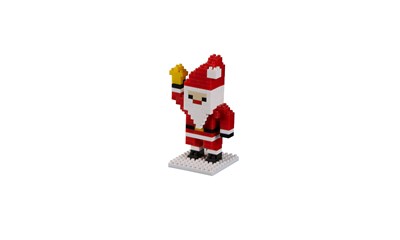 Weihnachtsmann mit Glocke