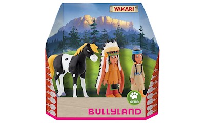 Yakari 3-er Pack Yakari, Regenbogen & Kleiner Donner, PVC-frei, handbemalt