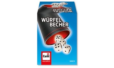 Würfelbecher Kunststoff