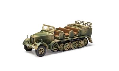 Sdkfz 7 Artillery Tractor Í Tunisia 1943