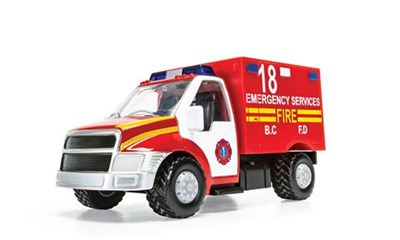 CHUNKIES Rescue Fire Truck.