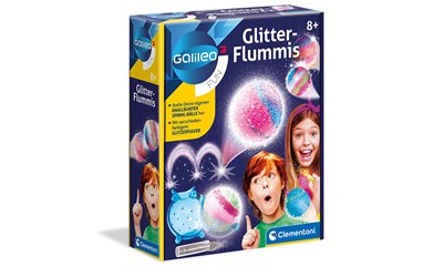 Glitter-Flummis D Deustch