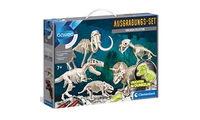 Ausgrabungs-Set Dino Mega-Collection fluoreszierende Skelette