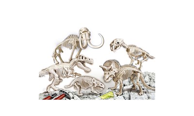 Ausgrabungs-Set Dino Mega-Collection fluoreszierende Skelette