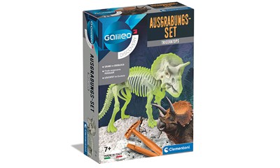 Ausgrabungs-Set Triceratops  fluoreszierend