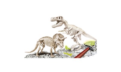 Ausgrabungset T-Rex& Triceratop
