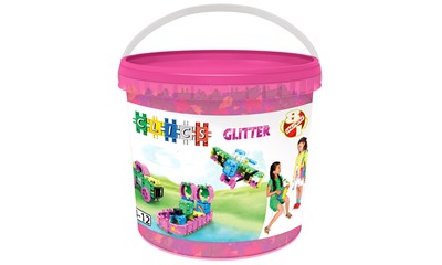 Box Glitter 133tlg. 8in1 aus Kunststoff zum Stecken, ab 4 Jahren diverse b