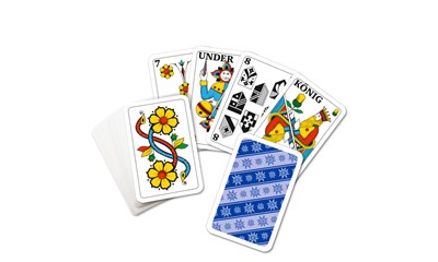 Jasskarten Deutschschweiz, Miniformat 44 x 68 mm