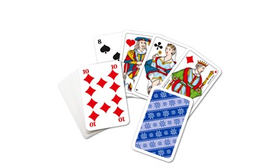 Jasskarten Französisch Miniformat 44 x 68 mm