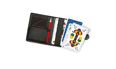 Jasskarten mit deutsche Motiven im Mini-Etui