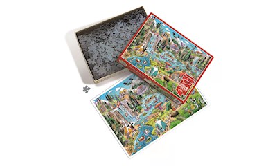 Verrückter Wasserfall