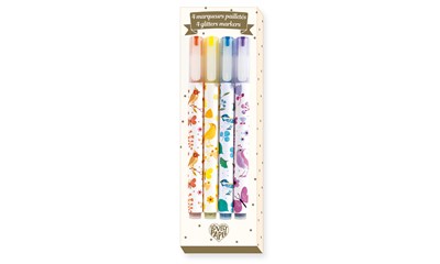 4 Marker Glitzer Tinou