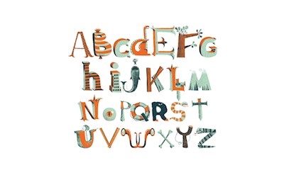 Wallsticker Pirates Alphabet