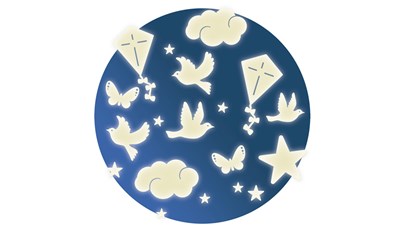 Leuchtdeko Am Himmel