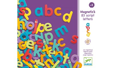 Magnete 83 Buchstaben klein