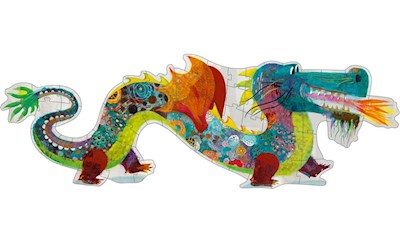 Riesenpuzzle Leon der Drache