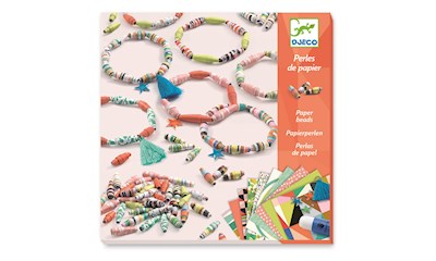 Papierperlen Frühlingshafte Armbänder