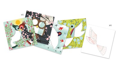 Iris Papier Vögel