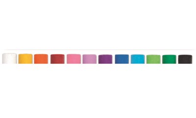 12 Ölpastelle, klassische Farben