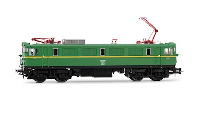 RENFE 4-achsige El-Lok BR 279 Ursprung grün/gelb