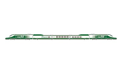 ADIF  Messzug A330 Séneca  weiss/grün  Ep. VI DCC