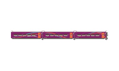 RENFE 3-teiliges  Ergäzungsset Hochgeschwindigkeitszug AVLO Nr. 1/3  violett