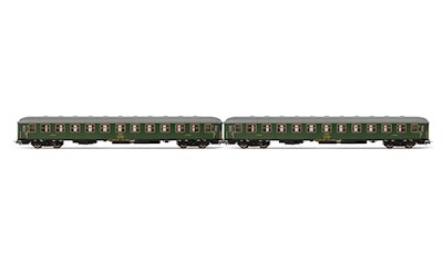 RENFE 2-teil. Set BBL-8100 Liegewagen Olivgrün grün Ep. IV