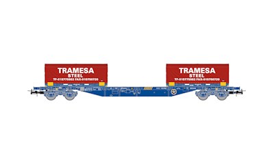 RENFE Containertragwagen MMC3 mit 2x 20' coil Cont