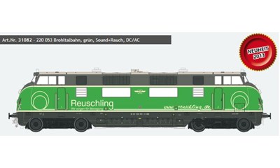 Diesellok BR V200 220 053 Brohltalbahn grün 2013