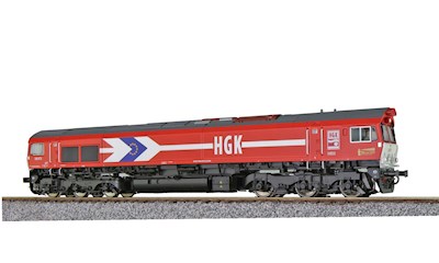 DE 672 HGK Diesellok C66 verkehrsrot Ep VI DCS/ACS